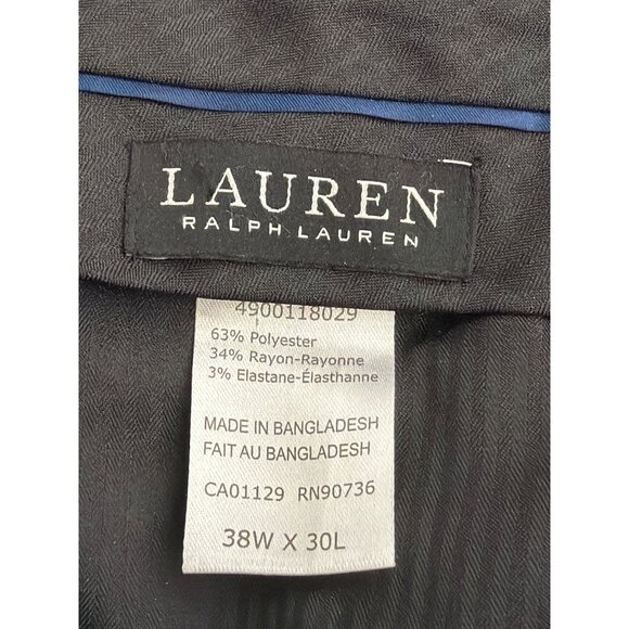 Ralph Lauren Men’s Brown Trousers Dress Pants Size 38 x 30 - Picture 8 of 9